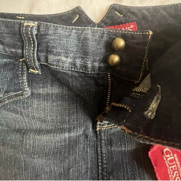 Guess Denim Mini Skirt Chadwick Wash Womens Size 28 bought at Bloomies NYC VTG - Picture 5 of 10